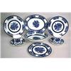 Image 1 : A PARTIAL BLUE AND WHITE COPELAND DINNER SERVICE