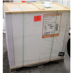 Qty 1 Pallet Pacesetter 20 x 26 Silk Cover Paper 8000 Sheets