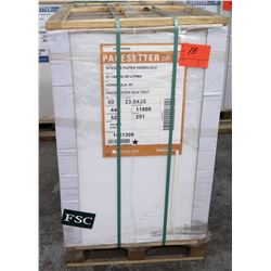 Qty 1 Pallet Pacesetter 23.5 x 35 Silk Text Paper 11,000 Sheets