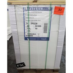 Qty 1 Pallet Pacesetter 24 x 36 Gloss Text Paper 10.5000 Sheets