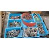 Image 1 : Qty 8 Bins Misc Fittings - Pulley, Gear Pullers, Binders, Valves, etc