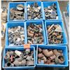 Image 1 : Qty 8 Bins Misc Plastic & Copper Fittings - Elbows, Couplings, etc