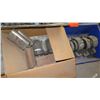 Image 6 : Qty 3 Bins & Box Misc Size Wheels, Casters, etc