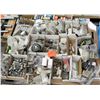 Image 1 : Misc Boxes of Connectors, Chains, Bearings, etc & Raiders Football