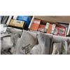 Image 8 : Misc Boxes of Connectors, Chains, Bearings, etc & Raiders Football
