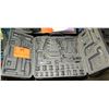 Image 1 : Tool Box w/ Partial Set of Sockets & Wrenches