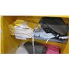 Image 3 : Yellow Metal Storage Cabinet for Flammable, Spills w/ HazMat Contents