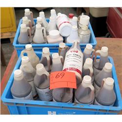 Qty 2 Bins of Misc Testron Rust Check Rust Transformer, etc