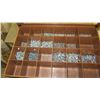 Image 5 : Qty 4 Metal Tool Cabinets w/ Nuts, Bolts, Springs, etc in Drawers