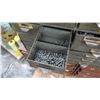 Image 7 : Qty 4 Metal Tool Cabinets w/ Nuts, Bolts, Springs, etc in Drawers