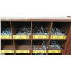 Image 2 : Lawson Products 4 Door Metal Tool Cabinet w/ 80 Cubbies Filled Misc Tools
