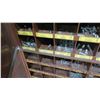 Image 4 : Lawson Products 4 Door Metal Tool Cabinet w/ 80 Cubbies Filled Misc Tools