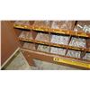 Image 6 : Lawson Products 4 Door Metal Tool Cabinet w/ 80 Cubbies Filled Misc Tools