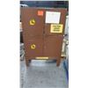 Image 7 : Lawson Products 4 Door Metal Tool Cabinet w/ 80 Cubbies Filled Misc Tools