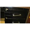 Image 4 : Qty 2 Metal Shop Desks - 1 White & 1 Black w/ Drawers