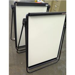 Qty 2 Quartet Unimate Standing Dry Erase White Board Easels