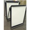 Image 1 : Qty 2 Quartet Unimate Standing Dry Erase White Board Easels