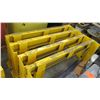 Image 5 : Global Industrial Yellow Protective Safety Railings Barriers