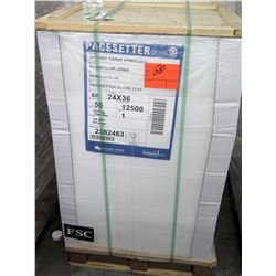 Qty 1 Pallet Pacesetter 24 x 36 Gloss Text Paper 12,500 Sheets