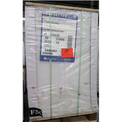 Qty 1 Pallet Pacesetter 24 x 36 Gloss Text Paper 12,500 Sheets