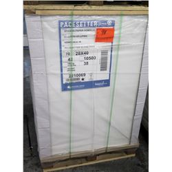 Qty 1 Pallet Pacesetter 28 x 40 Gloss Text Paper 10,500 Sheets