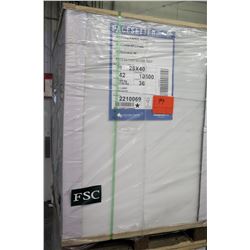 Qty 1 Pallet Pacesetter 28 x 40 Gloss Text Paper 10,500 Sheets