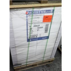 Qty 1 Pallet Pacesetter 28 x 40 Gloss Text Paper 10,500 Sheets