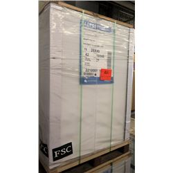 Qty 1 Pallet Pacesetter 28 x 40 Gloss Text Paper 10,500 Sheets