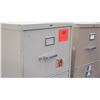Image 2 : Qty 2 Beige 4 Drawer File Cabinets