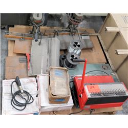 Ibico Binding Machine, Spinnet Paper Drill, Cables, etc