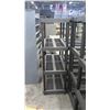 Image 3 : Qty 8 Black Plastic Slatted Shelving Pieces
