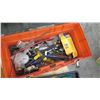 Image 4 : Qty 3 Tool Boxes w/ Misc Tools - Socket Wrenches, Funnel, Misc Tools