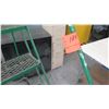 Image 6 : Foster Equipment Angle Rolling Mobile 7 Step Steel Safety Ladder