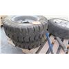 Image 3 : Qty 2 Tuff Dawg Tires on Rims, Nissan Rapt Tire, Misc Rim & Tire Iron