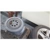 Image 6 : Qty 2 Tuff Dawg Tires on Rims, Nissan Rapt Tire, Misc Rim & Tire Iron