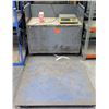 Image 1 : Rolling Cabinet w/ Small Weight Scale & Diamond Plate Scale