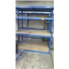 Image 3 : qty 8 Blue Metal 3 Shelf Shop Shelving Storage Unit 