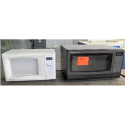 Qty 2 Microwave Ovens - Magic Chef & Sharp Carousel