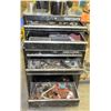 Image 1 : Craftsman Metal 4 Drawer Tool Box Cabinet w/ Misc Tools