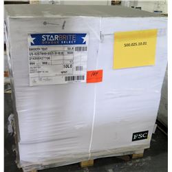 Qty 1 Pallet Starbright Opaque Select 25 x 38 Smooth Text Paper 9500 Sheets