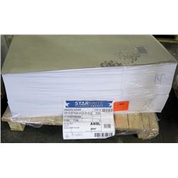 Qty 1 Pallet Starbright Opaque Select 26 x 40 Smooth Cover Paper 2750 Sheets