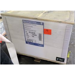 Qty 1 Pallet Pacesetter Gloss Text 25.5 x 38 Paper 10,500 Sheets