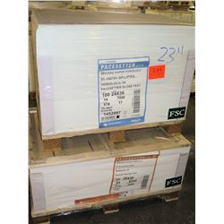 Qty 2 Pallets Pacesetter Gloss Text & Silk Text Paper