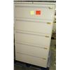 Image 1 : Qty 2 Metal 5-Drawer Standing Lateral Legal File Cabinets
