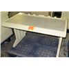 Image 1 : White Plastic Shop Desk Work Table