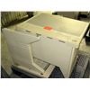 Image 1 : Qty 2 White Plastic Stackable Shop Desk Work Tables