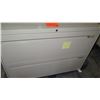 Image 2 : Qty 2 Metal Lateral Legal 2 Drawer Filing Cabinets