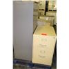 Image 1 : Qty 3 Misc Metal File Cabinet - 1 Short 2 Drawer, etc