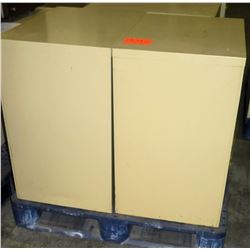 Qty 3 Misc Metal File Cabinet - 1 Short 2 Drawer, etc