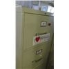 Image 2 : Qty 3 Metal 4 Drawer Filing Cabinets - 1 Beige/1 Drk Gray/1 Brown